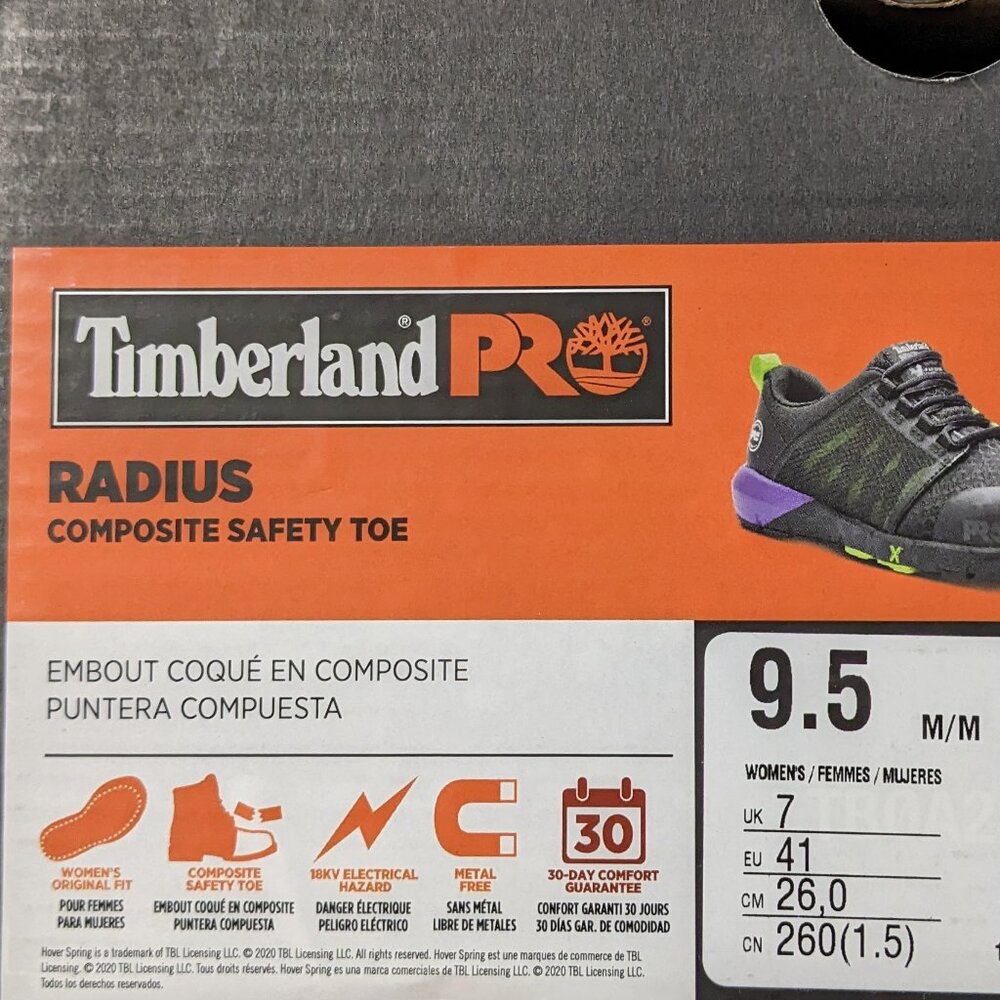 Timberland Radius Composite Toe Work Sneakers, Bl… - image 6